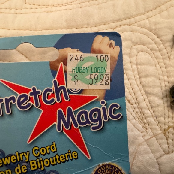 Craft Beads and Stretch Magic Cord for ten bracelets - Picture 7 of 10